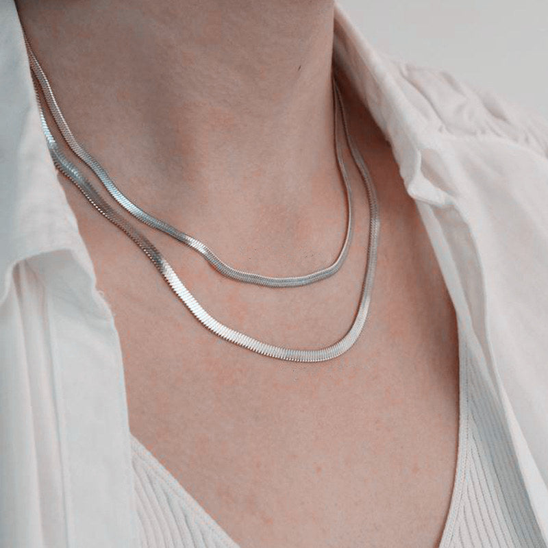 Layered Flat Necklace™ - Avateal